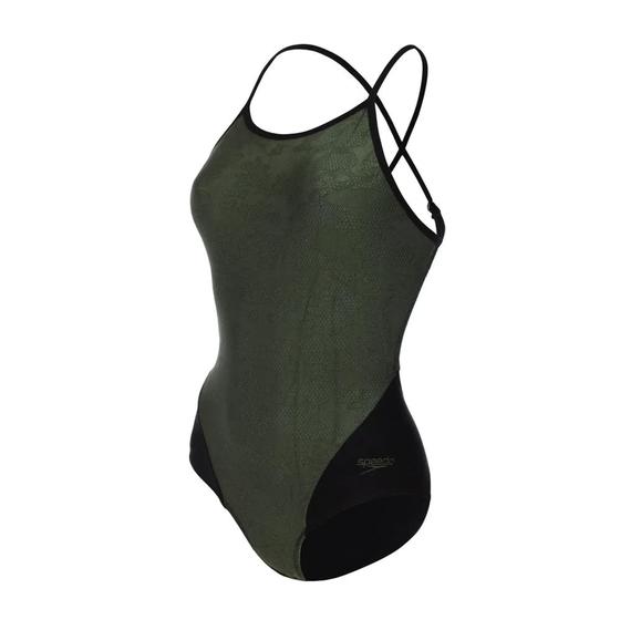 Imagem de Maiô de Natação Speedo Jacquard Camouflage - Croco+Preto