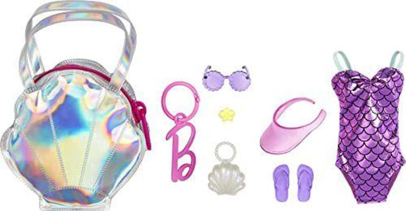 Imagem de Maiô Deluxe Barbie com Bolsa de Praia Clip-On