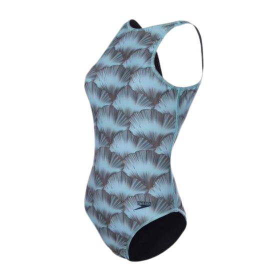 Maiô Feminino Natação Body Speedo Mar Conchas Verão Menor preço em Maiô Feminino Natação Body Speedo Mar Conchas Verão