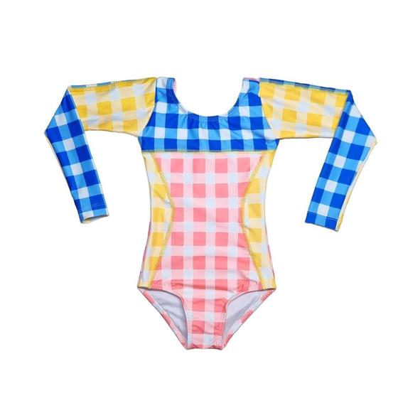 Imagem de Maiô Manga Longa  Lycra Proteção UPF50+ New PicNic - Verão 2024