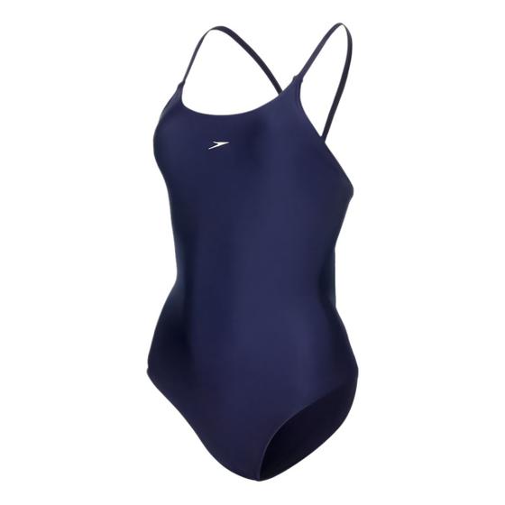 Maiô Para Natação Skinny Speedo Lycra XtraLife Marinho Menor preço em Maiô Para Natação Skinny Speedo Lycra XtraLife Marinho
