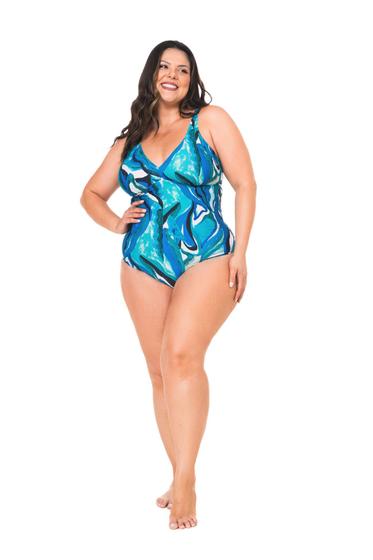 Imagem de Maiô Plus Size Bojo Removível e Alça de Regulagem La Playa 36023