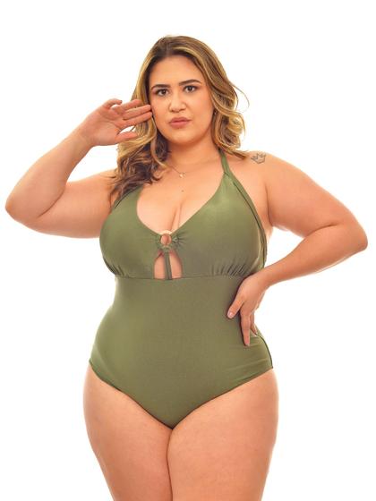 Imagem de Maio Plus Size Bojo Removível Reforçado e Sustentação PTH