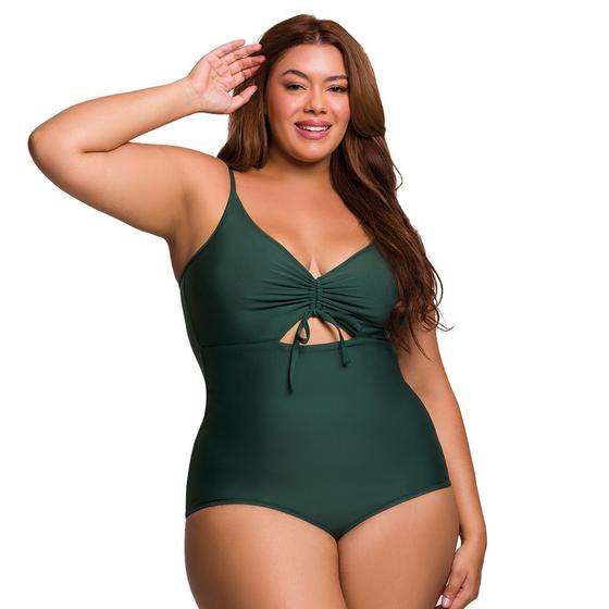 Imagem de Maiô Selene Plus Size Regata Clássico Verão Alcinha