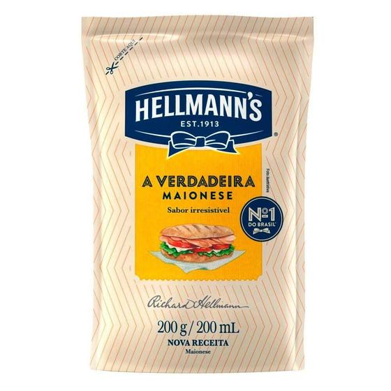 Imagem de Maionese Hellmanns 200g Embalagem com 24 Unidades