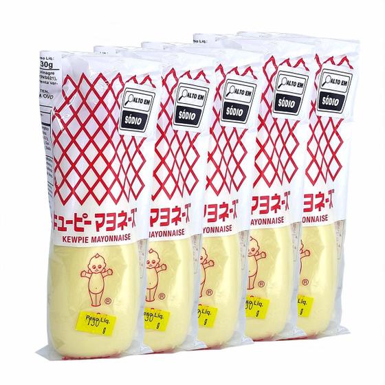 Imagem de Maionese Japonesa Importada 130g Kewpie (Kit com 5)