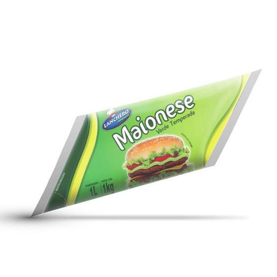 Imagem de Maionese Verde Especial Temperada Saborosa Lanchero 1kg