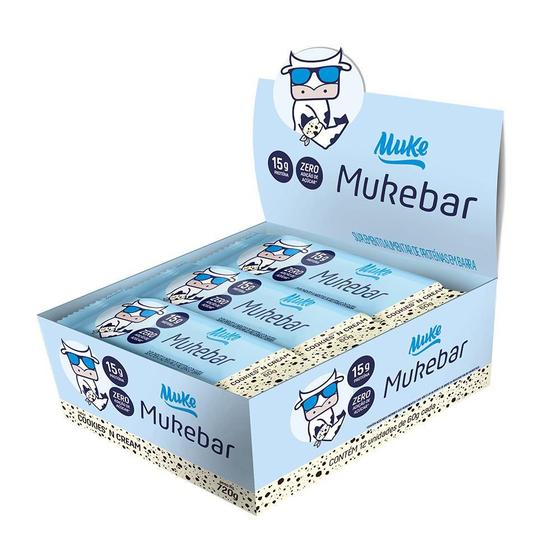 Imagem de Mais Mu Muke Bar Display 12 Un. - Barra De Proteína Muke +mu