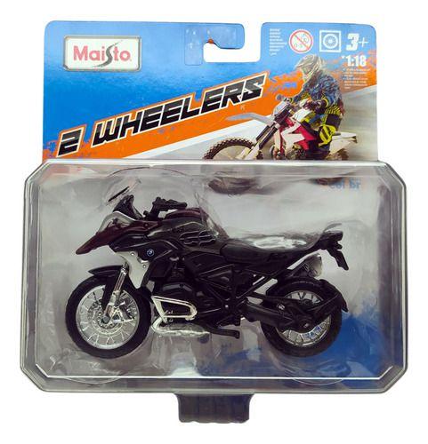 Imagem de Maisto 2 Wheelers Moto 1:18 Bmw R1200 Gs 2017 Cinza