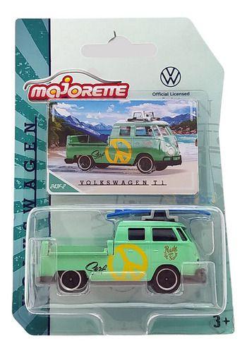 Imagem de Majorette The Originals Volkswagen T1 Pickup Kombi Verde