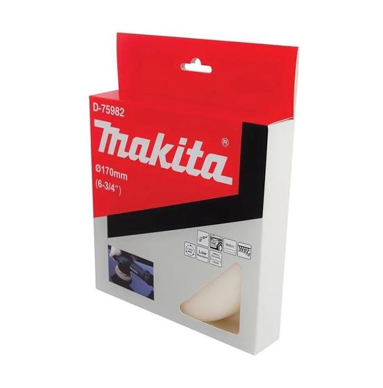 Imagem de Makita D-75982 Espuma De Polimento Branca 170Mmx30Mm