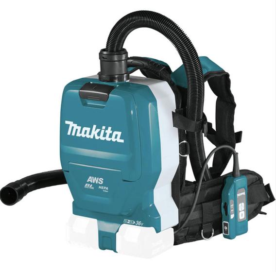 Imagem de Makita Dvc265zx Aspirador De Pó Costal  Mochila A Bateria 18V+18V (Não acompanham bateria e carregador)