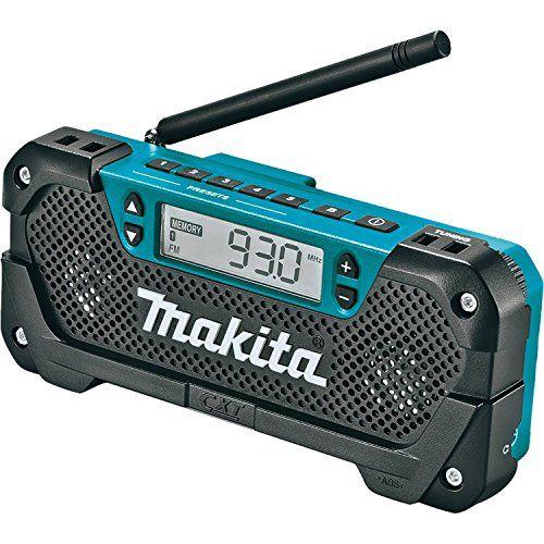 Imagem de Makita RM02 12V max CXT Lithium-Ion Compact Job Site Rádio, Somente ferramenta