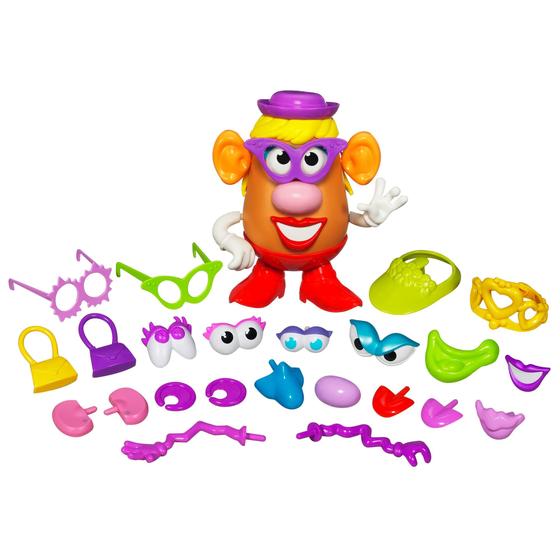 Imagem de Mala boba Toy Mr. Potato Head Mrs.Potato Head com 35 peças