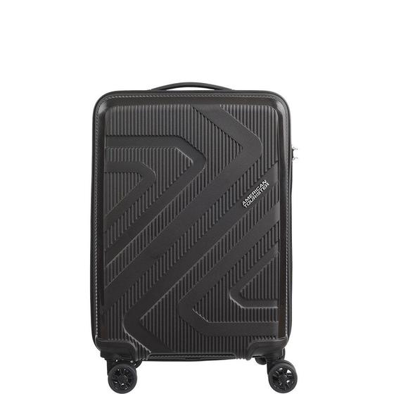 Imagem de Mala de Bordo ABS para Viagem Polipropileno American Tourister Camboriu Cadeado Rodas 360º Preta