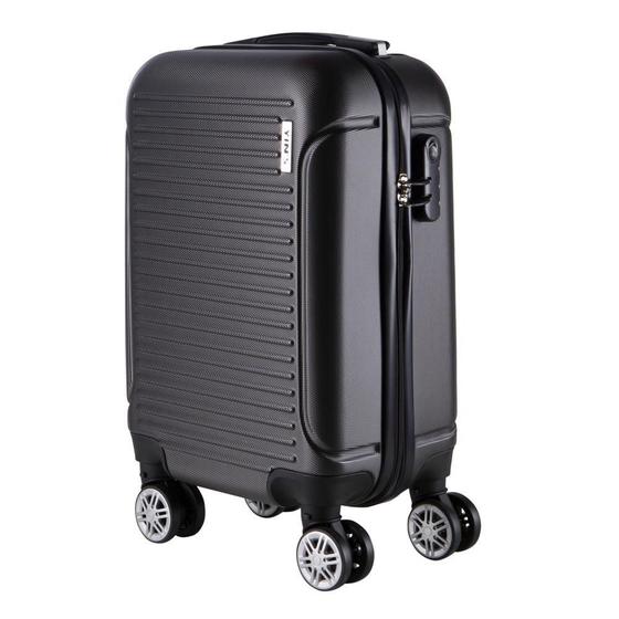 Mala de Bordo ABS para Viagem Yins 21072 Rodas Removíveis Duplas Cadeado Integrado TAM P - Cinza Menor preço em Mala de Bordo ABS para Viagem Yins 21072 Rodas Removíveis Duplas Cadeado Integrado TAM P - Cinza