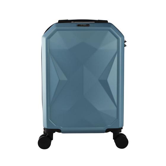 Mala de Bordo ABS para Viagem Yins 21162 Cadeado Integrado Rodas Giro 360º Azul Menor preço em Mala de Bordo ABS para Viagem Yins 21162 Cadeado Integrado Rodas Giro 360º Azul