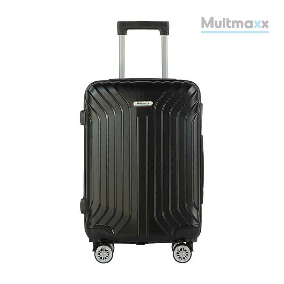 Imagem de Mala de Viagem Bordo Até 10Kg Multmaxx Rígida ABS Rodinhas 360º Com Cadeado e Senha Preta