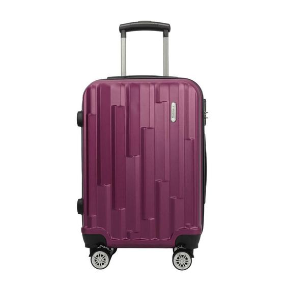 Mala de Viagem de Bordo Pequena 10Kg em ABS Rodinhas 360º Roxa Multmaxx Menor preço em Mala de Viagem de Bordo Pequena 10Kg em ABS Rodinhas 360º Roxa Multmaxx