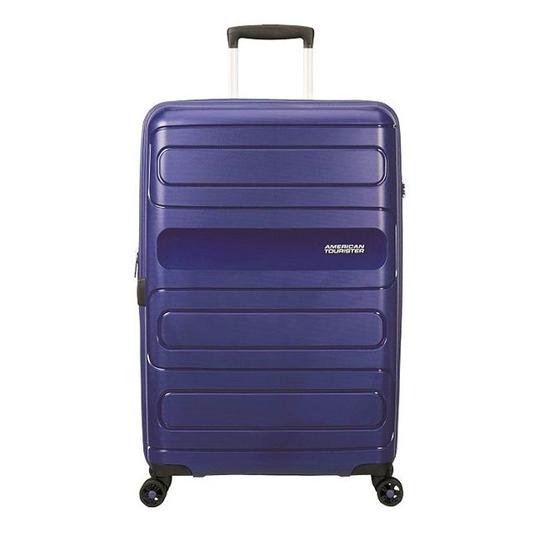 Imagem de Mala de Viagem Grande em Polipropileno American Tourister By Samsonite Sunside Cadeado Tsa Azul