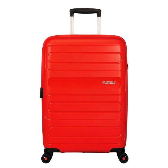 Imagem de Mala de Viagem Grande em Polipropileno American Tourister By Samsonite Sunside Cadeado Tsa Vermelho