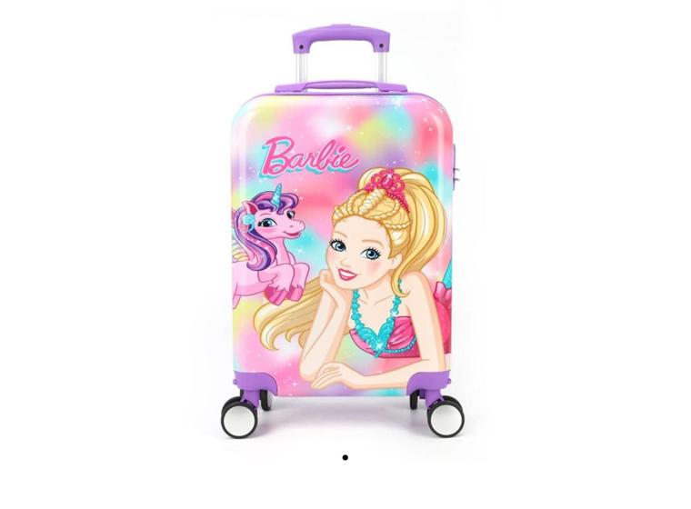 Imagem de Mala de Viagem Pequena Bordo Barbie Rosa - Luxcel