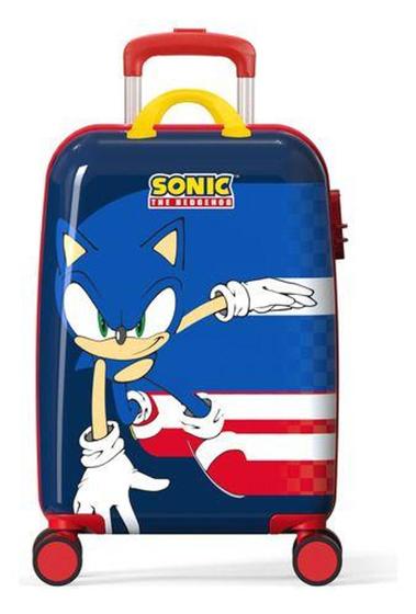 Imagem de Mala De Viagem Pequena Infantil Escolar Original Sonic - Luxcel