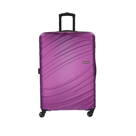 Imagem de Mala Grande para Viagem Abs American Tourister Tesa By Samsonite Cadeado Integrado Roxo Magenta