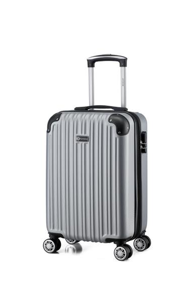 Mala Viagem Bordo Mão Avião 55x35x25cm Medidas Anac Cor Cinza Rodas 360 Menor preço em Mala Viagem Bordo Mão Avião 55x35x25cm Medidas Anac Cor Cinza Rodas 360