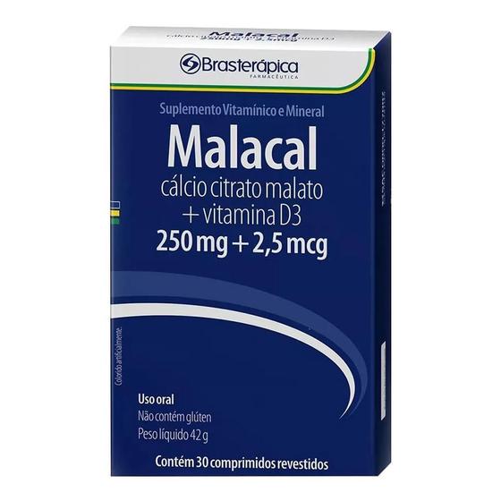 Imagem de Malacal 250mg com 30 comprimidos