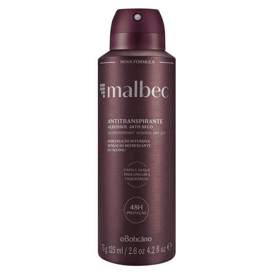Malbec Desodorante Antitranspirante Aerosol 75g/125ml é boa?