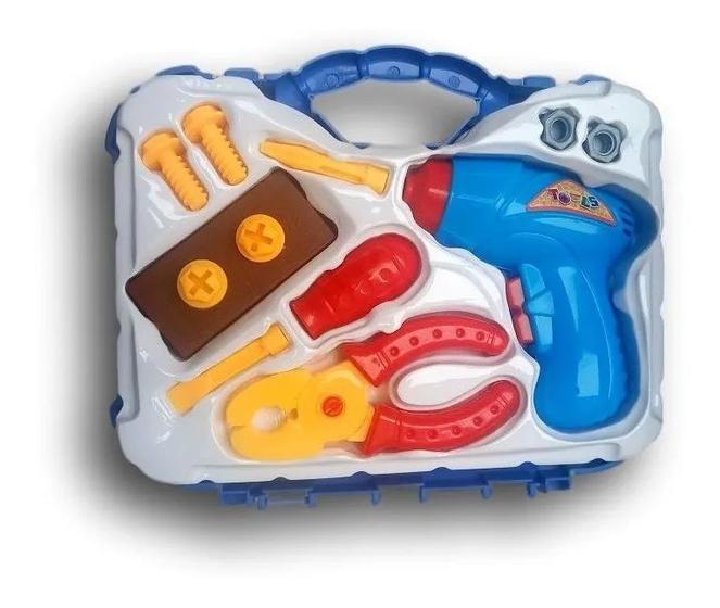 Maleta de ferramentas infantil kit com 9 peças - PAKI TOYS - Bancada de ...