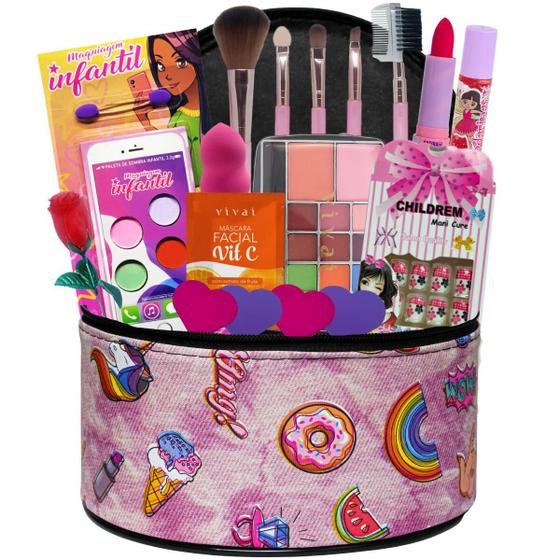 Imagem de Maleta De Maquiagem Kit Completo Infantil Para Presente