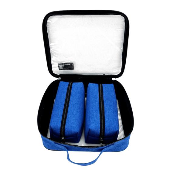 Imagem de Maleta Estojo Material Escolar Premium Organizador Acessórios Mala Viagem bubag