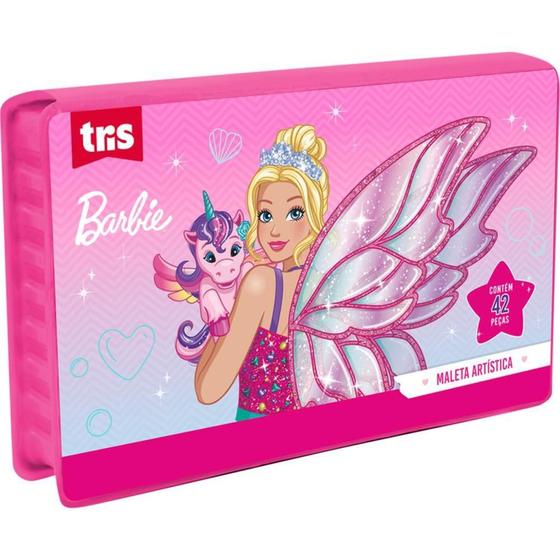 Imagem de Maleta para Pintura Barbie 42 PCS