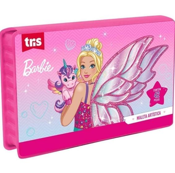 Imagem de Maleta Para Pintura Barbie 42 Peças - Tris 