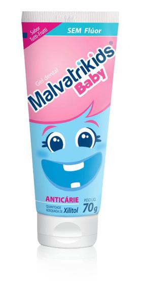 Imagem de Malvatrikids Baby Gel Dental Infantil Sem Flúor 70g