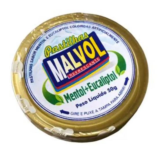 Imagem de Malvol Pastilhas Mentol + Eucaliptol 50G