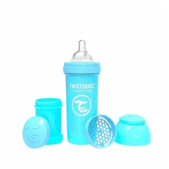 Imagem de Mamadeira 260ml +2m Anti-cólicas Azul Pastel Twistshake