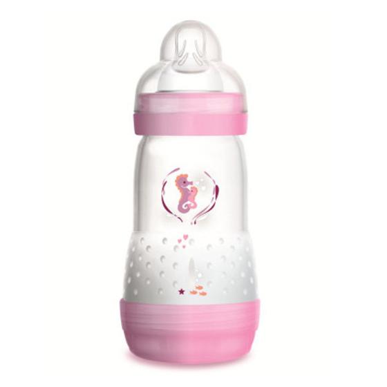 Imagem de Mamadeira 260ml Easy Start Bico 2m+ Rosa - MAM