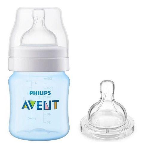 Imagem de Mamadeira Anti-colic Azul 125ml + Bico Nº2 - Philips Avent