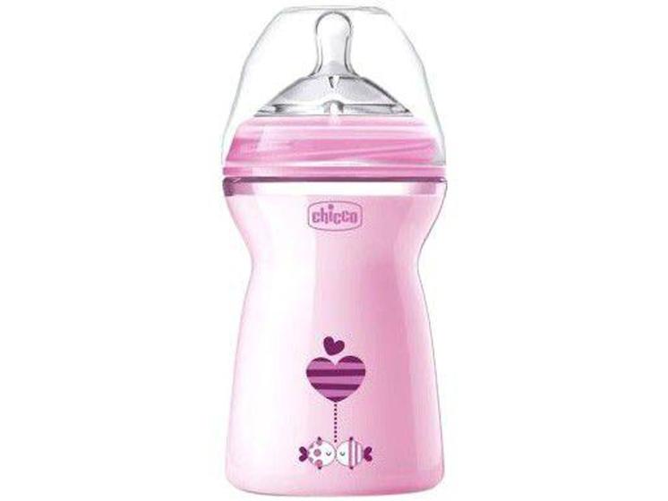 Imagem de Mamadeira Anticólica 330ml Chicco Natural Feeling  - Color Step Up