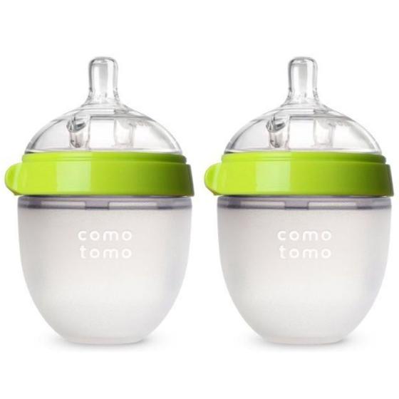 Imagem de Mamadeira Anticólica Baby Bottle De Silicone ComoTomo 150ml Kit 2 Unidades