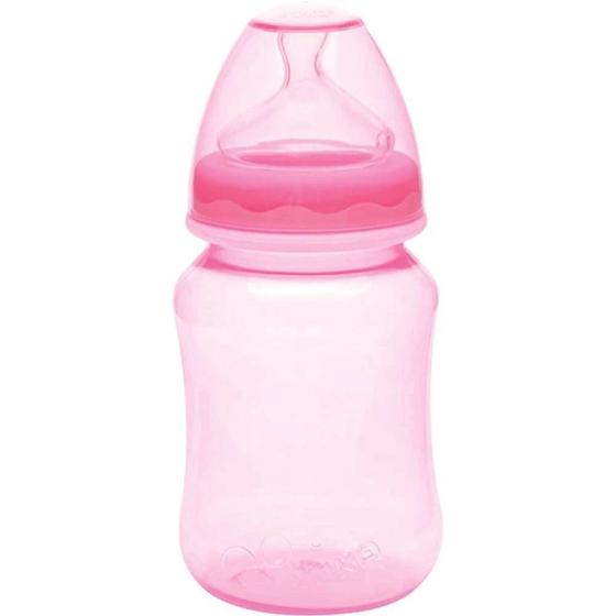 Imagem de Mamadeira Aquarela Big Bico Ortodôntico Rosa Kuka 330ml