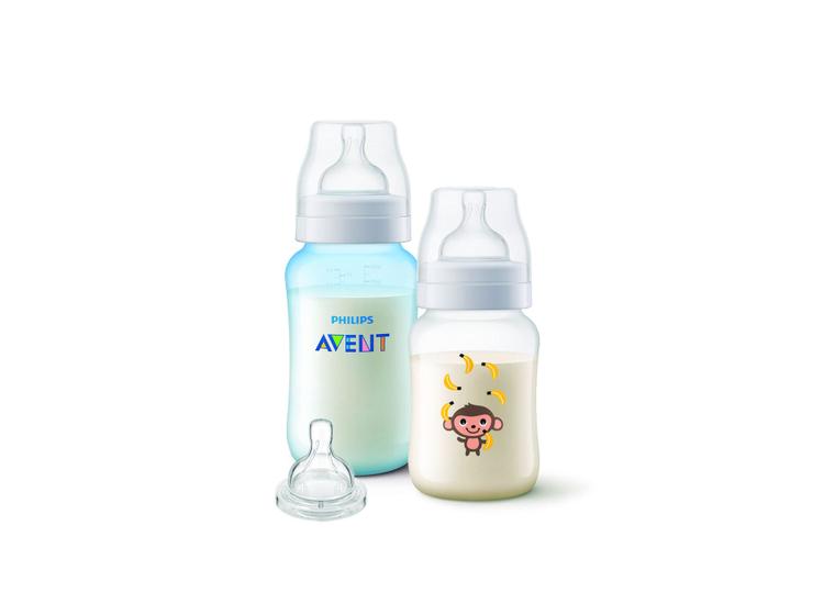 Imagem de Mamadeira Avent Classic 260/330Ml Decorada Com Bico Extra N4