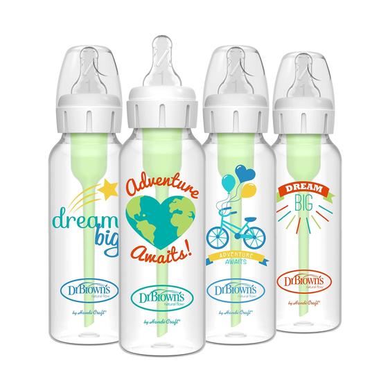 Imagem de Mamadeira Dr. Brown's Natural Flow Anti-Cólica 250ml - Pacote com 4