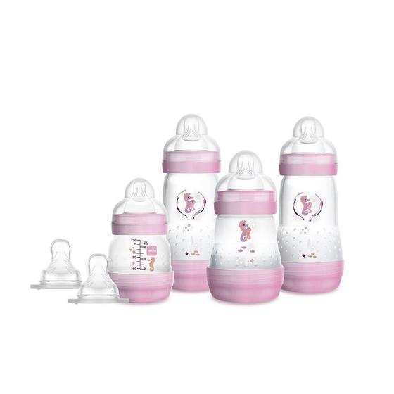 Mamadeira Easy Start - Rosa - Gift Set - Mam Menor preço em Mamadeira Easy Start - Rosa - Gift Set - Mam