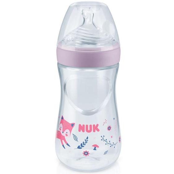 Imagem de Mamadeira Essence Smart Flow 270ml Rosa Nuk