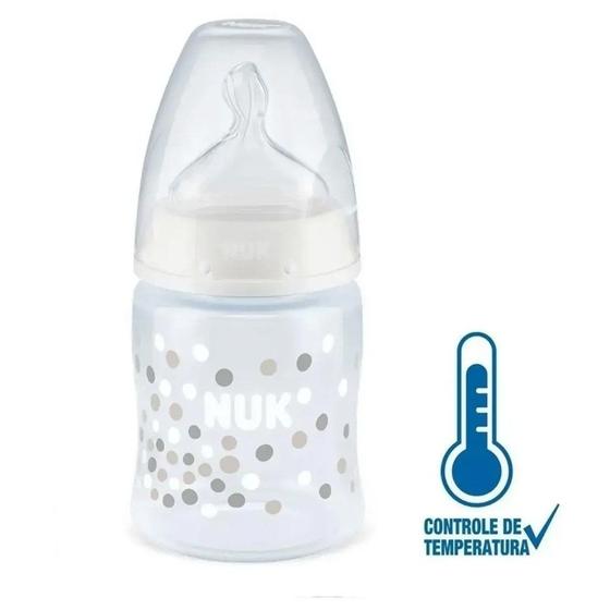 Imagem de Mamadeira First Choice Controle Temperatura 150ml +0m Neutro Nuk