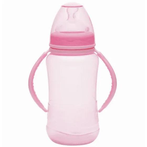 Imagem de Mamadeira Kuka Com Alça Aquarela Big 330ml Rosa